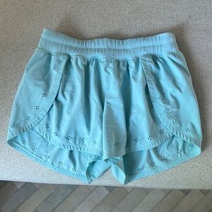 Light blue lulu shorts